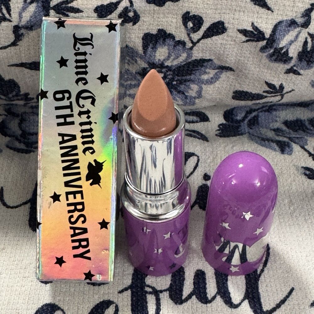 Lime Crime 6th Anniversary Lipstick - Coquette - Limited Edition - NIB